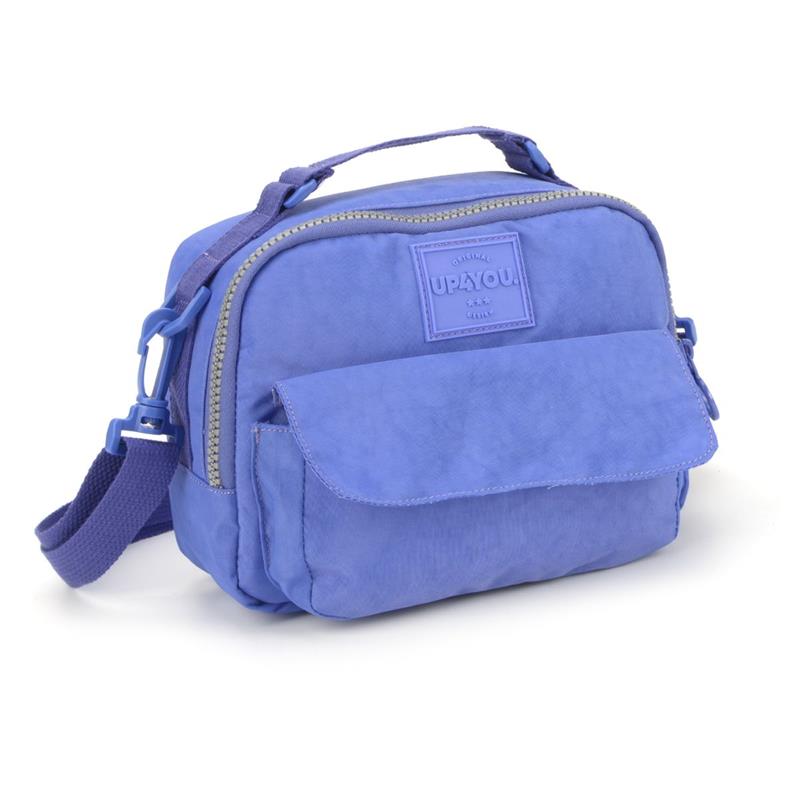 BOLSA FEMININA UP4YOU CRINKLE MÃO E OMBRO VIOLETA - LUXCEL UNIDADE