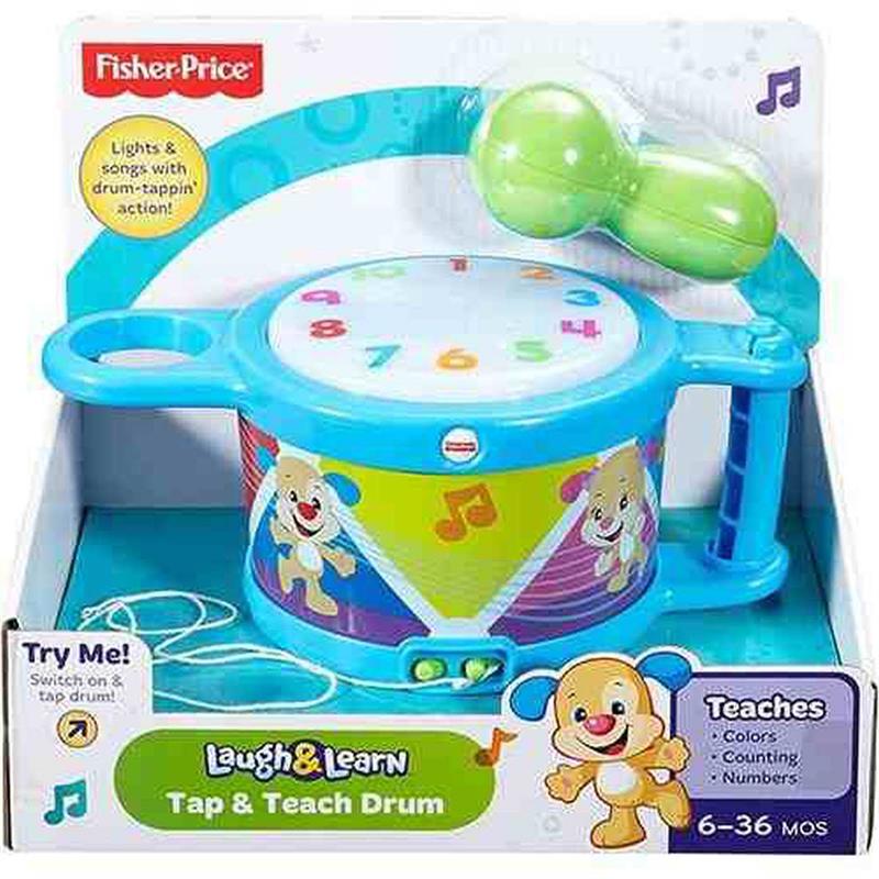FISHER-PRICE INFANT APRENDER E BRINCAR TAMBOR - MATTEL UNIDADE