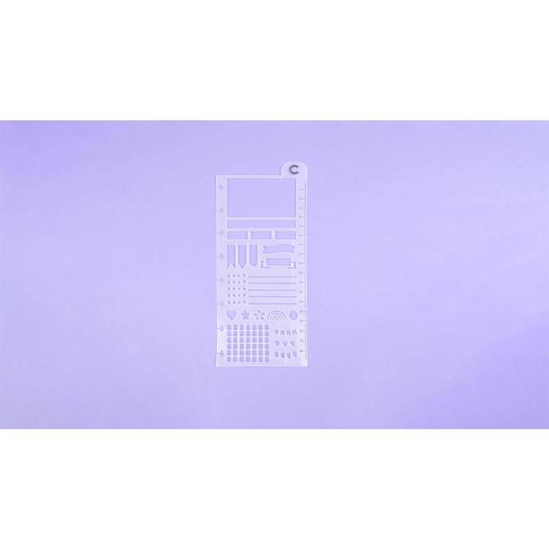 CADERNO INTELIGENTE A5 RÉGUA STENCIL - CADERNO INTELIGENTE UNIDADE