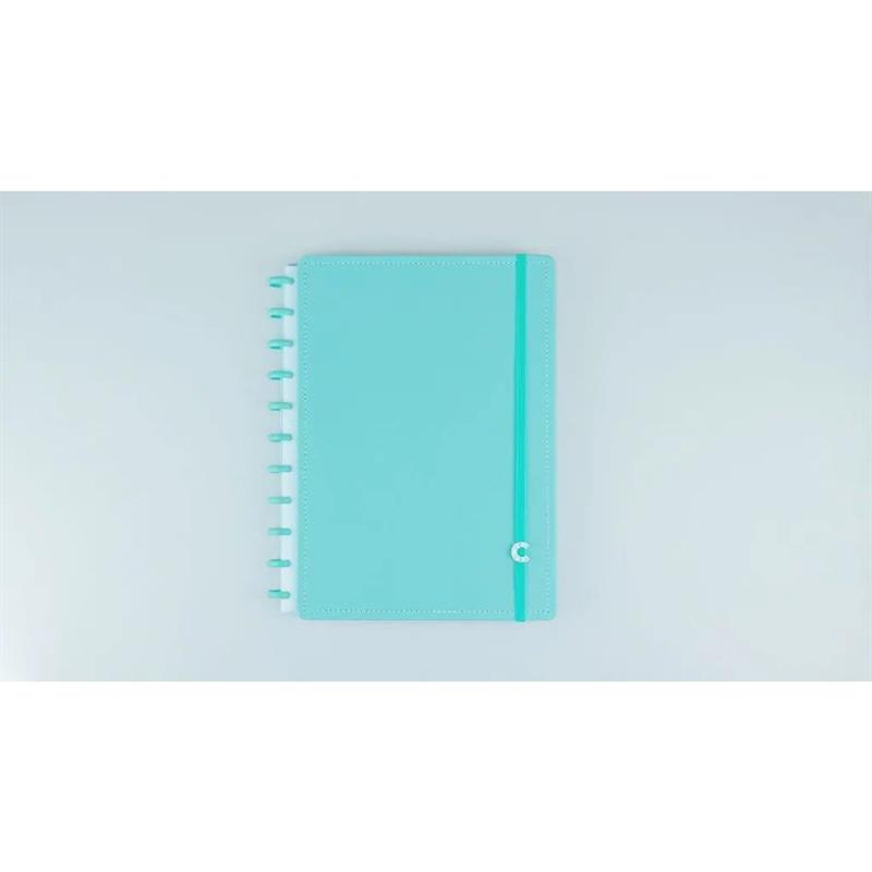 CADERNO INTELIGENTE MÉDIO ALL AQUAMARINE 80 FOLHAS - CADERNO INTELIGENTE UNIDADE