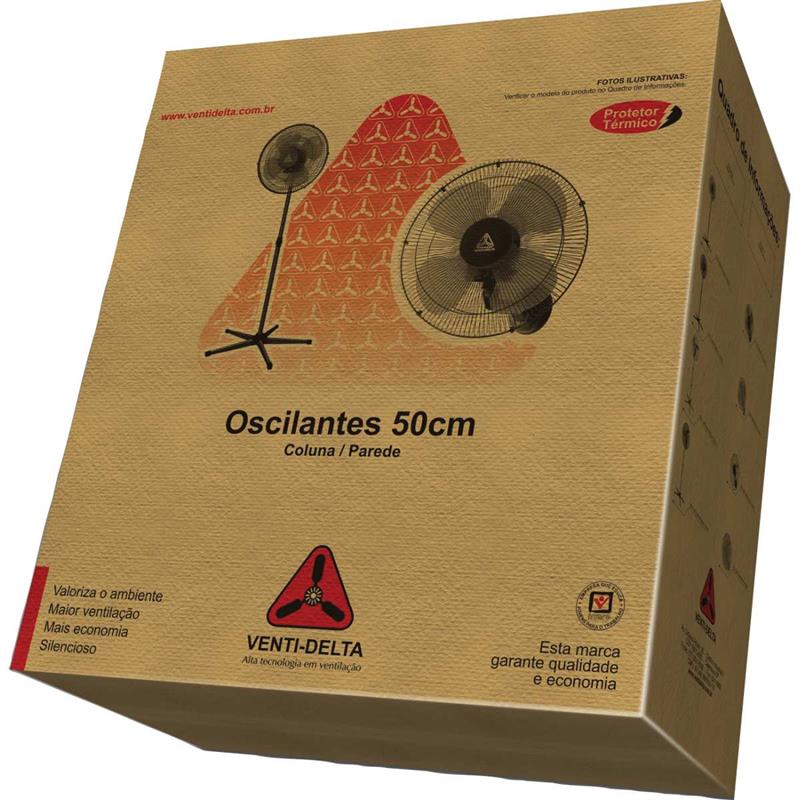 VENTILADOR COLUNA OSCILANTE 50CM.BIVOL.PT - VENTI DELTA UNIDADE