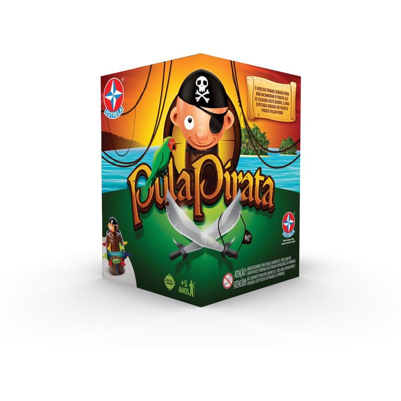 JOGO DIVERSO PULA PIRATA A PARTIR DE 5ANOS - ESTRELA UNIDADE