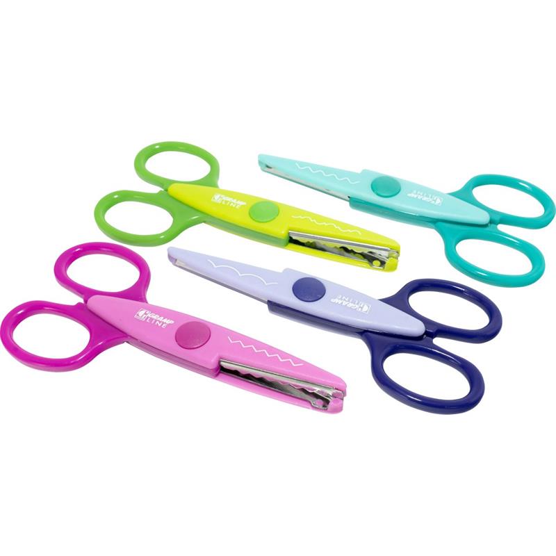 TESOURA ARTESANAL PICOTAR G-4404 13,5 CM (SORTIDO) - GRAMP LINE DP.C/12