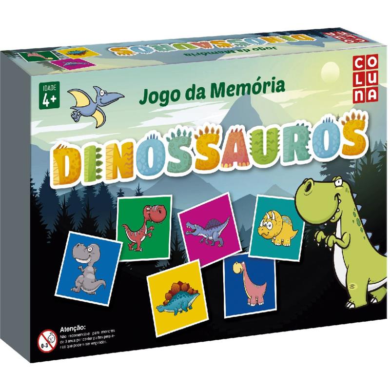JOGO DA MEMÓRIA DINOSSAURO - COLUNA UNIDADE