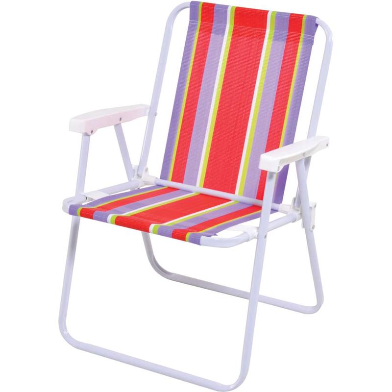 CADEIRA PARA PISCINA E PRAIA ALTA DE ACO 53X54X72 SORTIDA - MOR UNIDADE